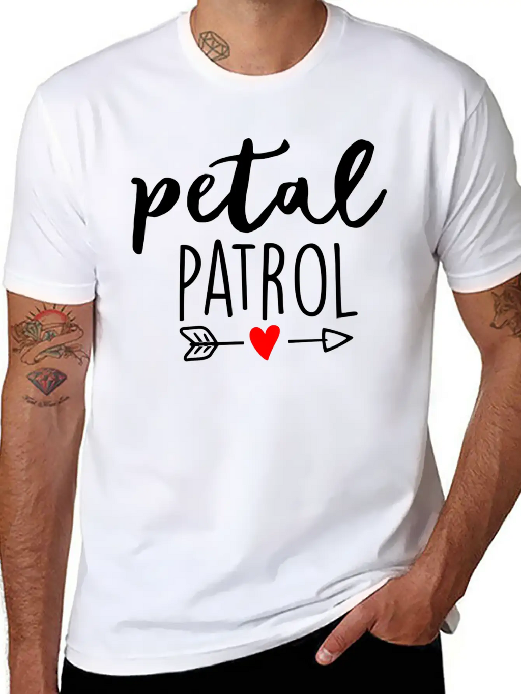 Girl Daughter Cute Petal Patrol Children Kids Classic Fit Graphic Tee For Daily Comfort – Unisex Cotton Shirt