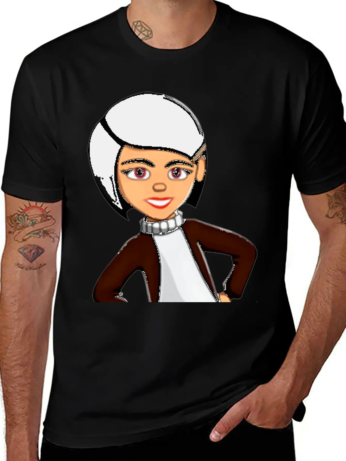Girl With Hands On Hips 2 Essential Cotton Tee For Daily Outfits – Unisex Style