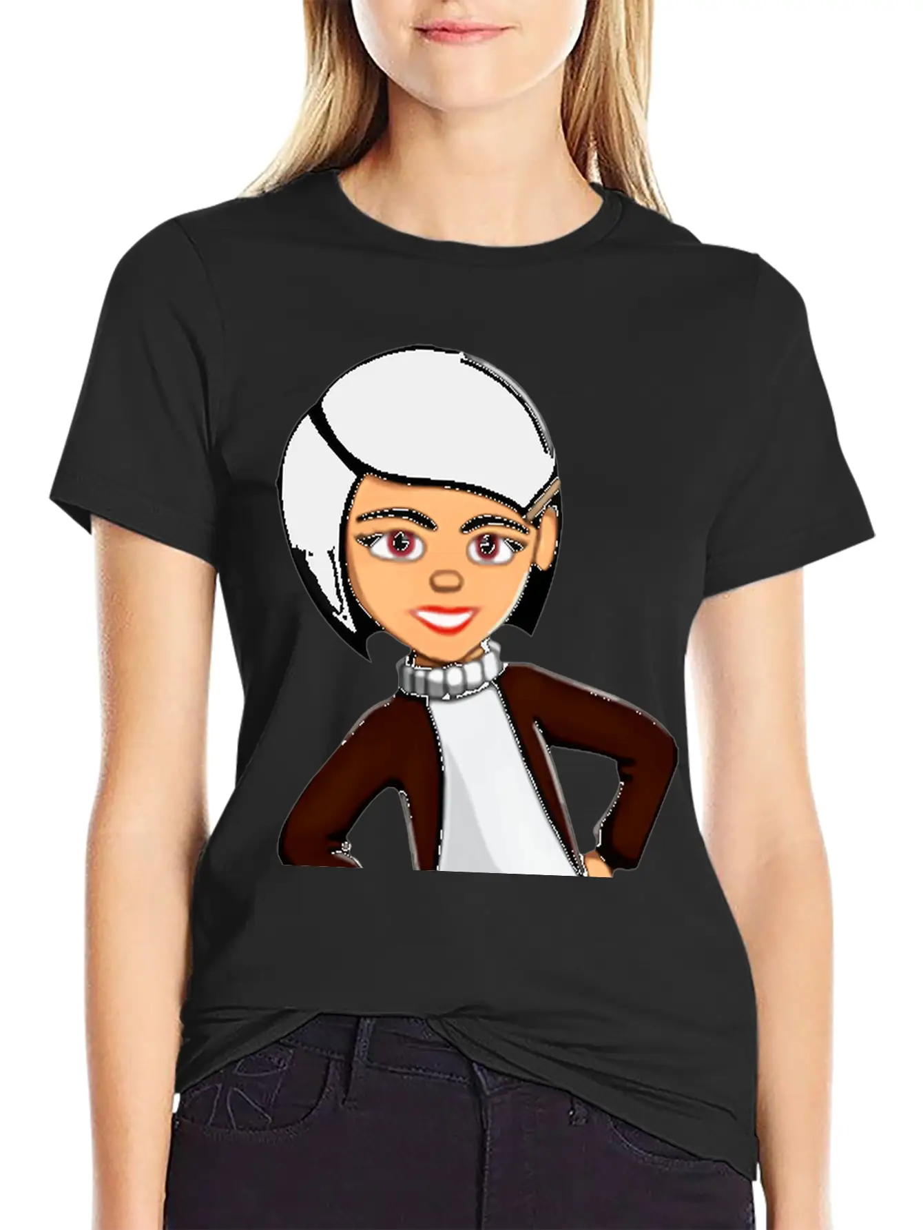 Girl With Hands On Hips 2 Essential Cotton Tee For Daily Outfits – Unisex Style