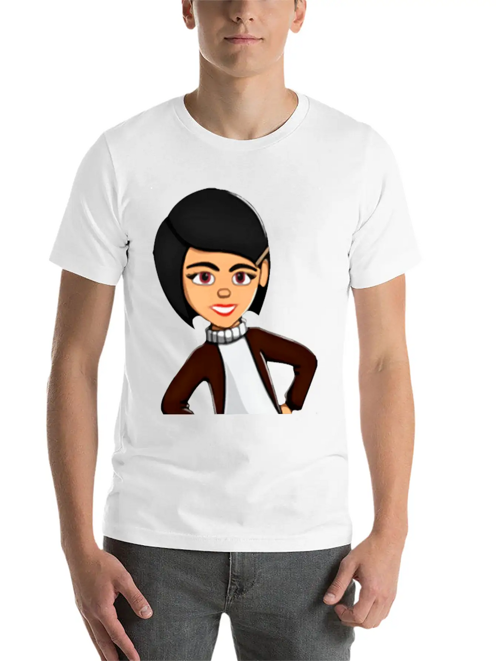 Girl With Hands On Hips 2 Essential Cotton Tee For Daily Outfits – Unisex Style