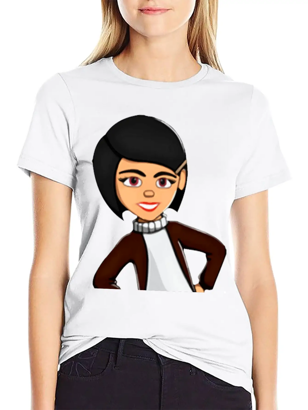 Girl With Hands On Hips 2 Essential Cotton Tee For Daily Outfits – Unisex Style