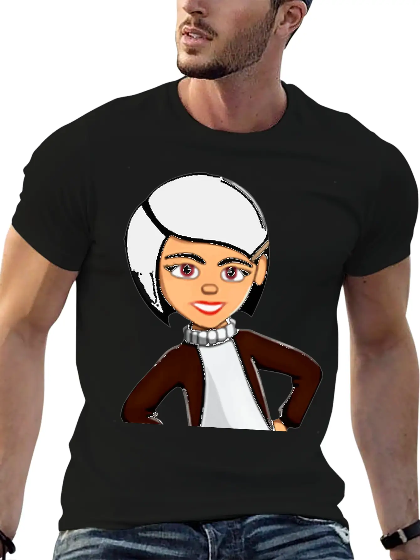 Girl With Hands On Hips 2 Essential Cotton Tee For Daily Outfits – Unisex Style