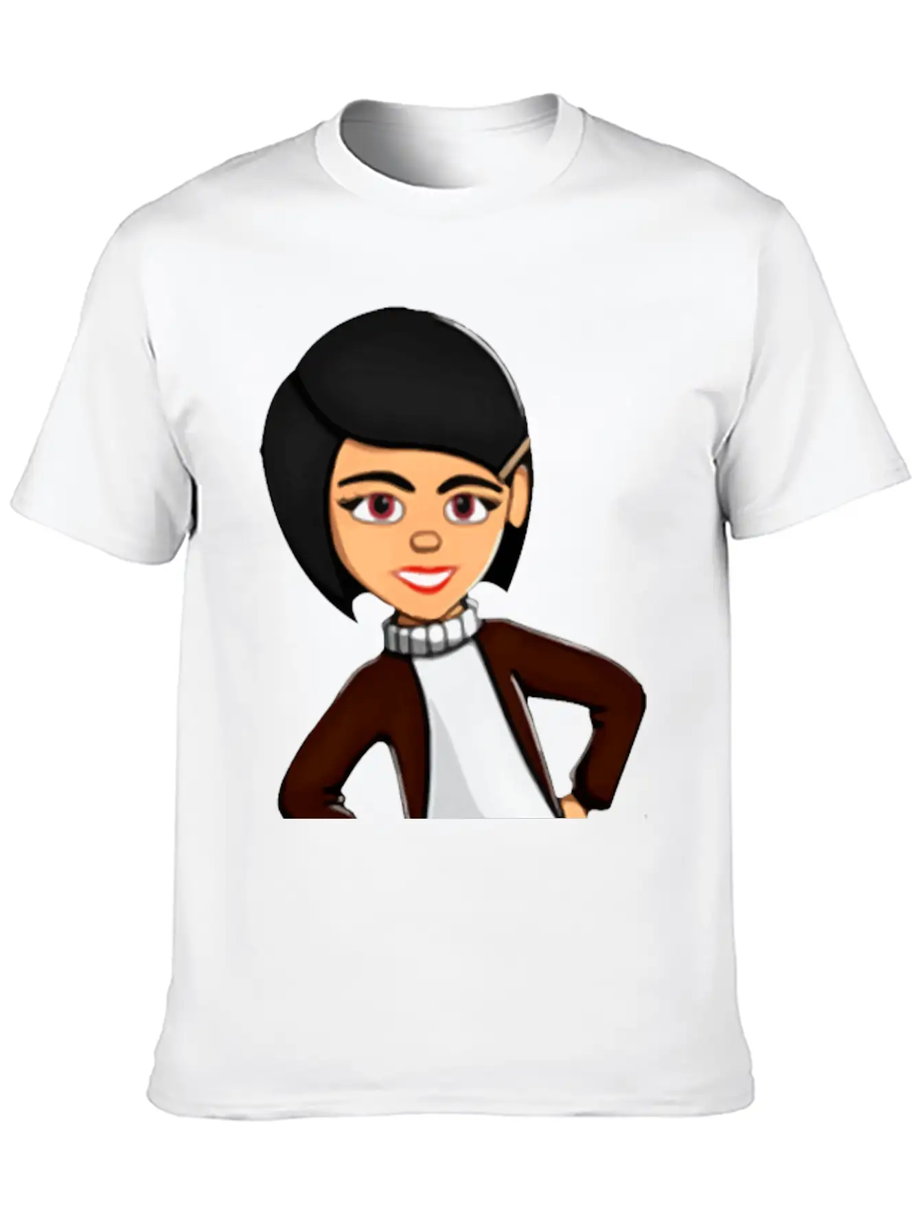Girl With Hands On Hips 2 Essential Cotton Tee For Daily Outfits – Unisex Style