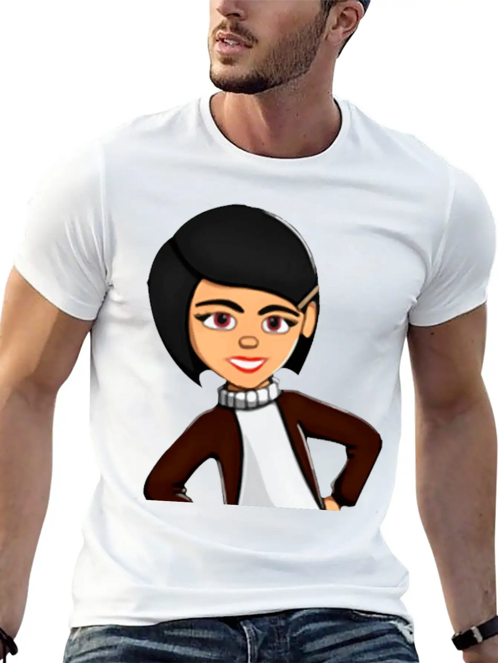 Girl With Hands On Hips 2 Essential Cotton Tee For Daily Outfits – Unisex Style