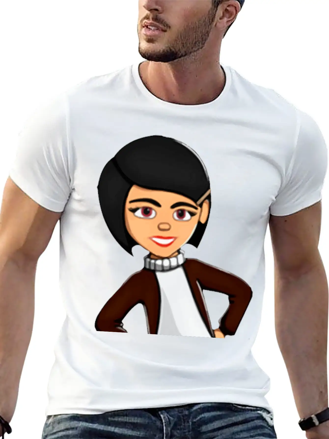 Girl With Hands On Hips 2 Essential Cotton Tee For Daily Outfits – Unisex Style