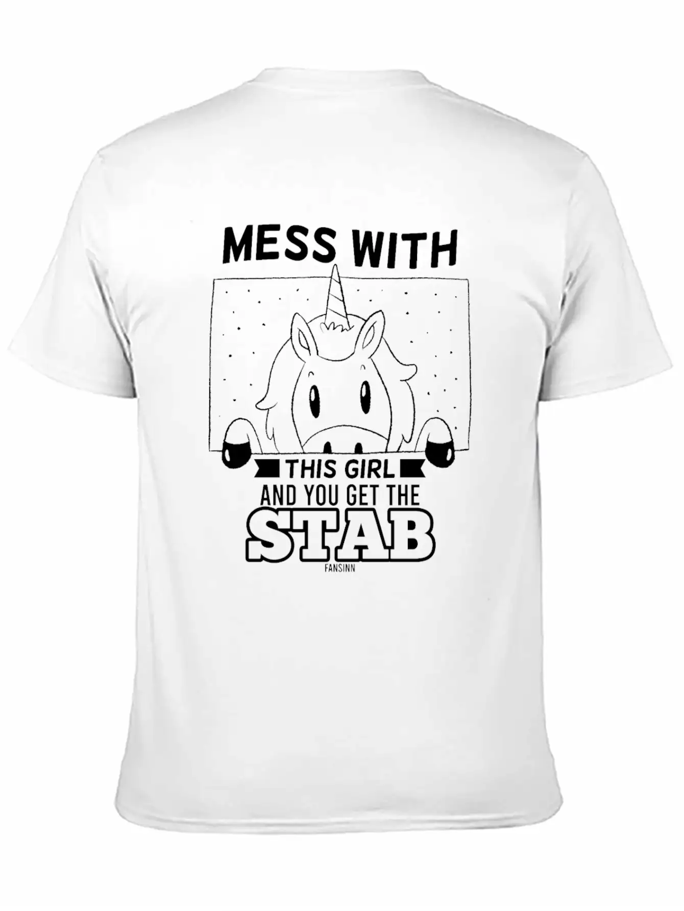 Girl Woman Unicorn Saying Unisex Casual T-Shirt – Clean Design For Daily Comfort