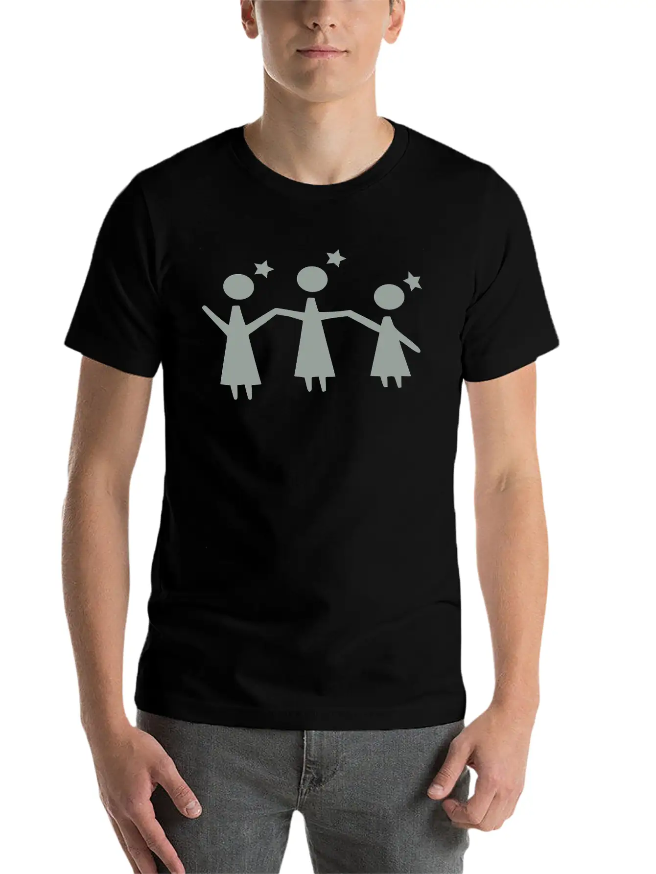 Girls Angel Vector Unisex Casual T-Shirt – Clean Design For Daily Comfort
