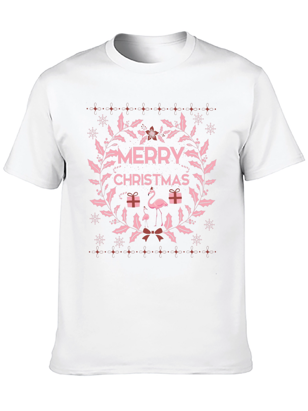 Merry Christmas Flamingo T-Shirt