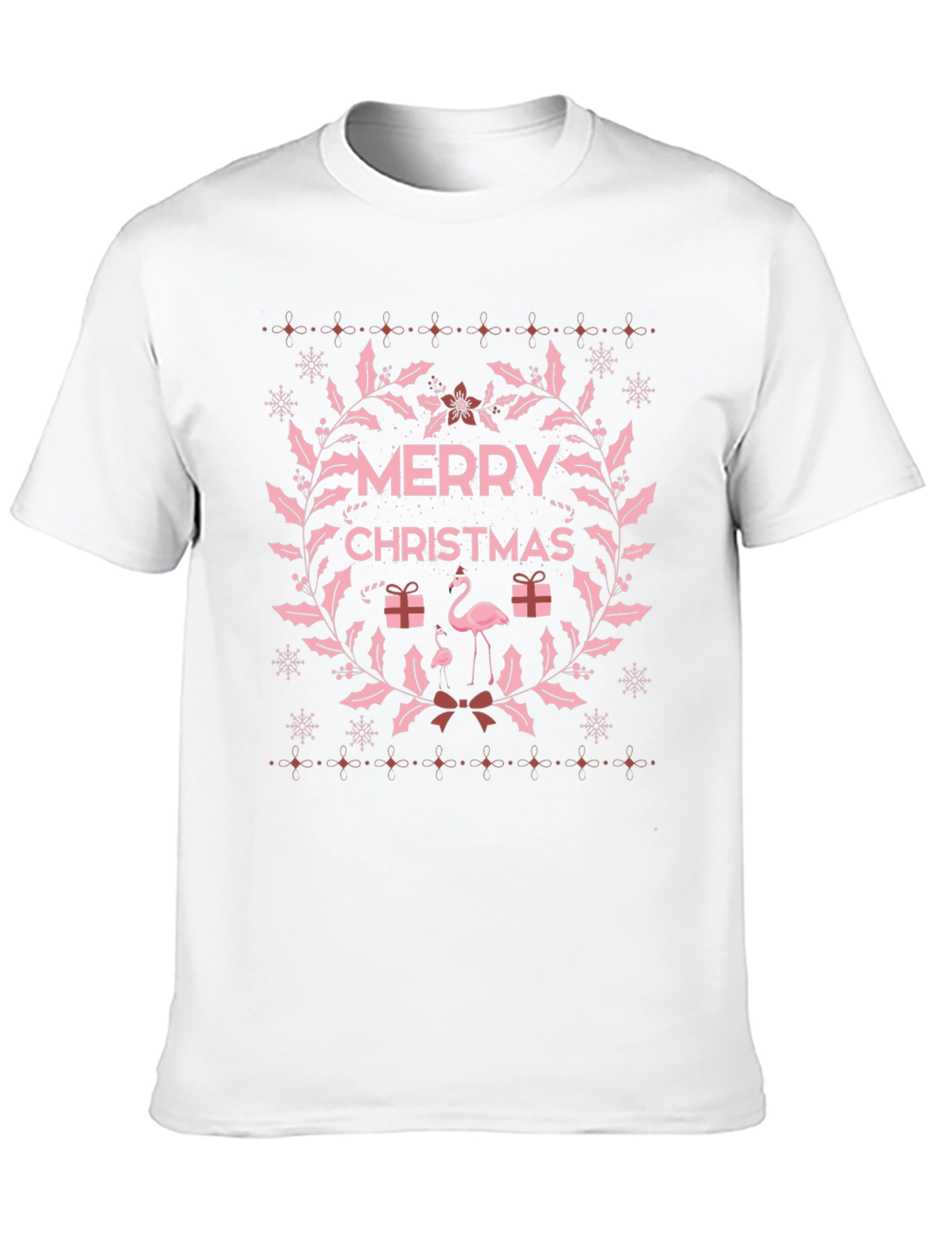 Merry Christmas Flamingo T-Shirt