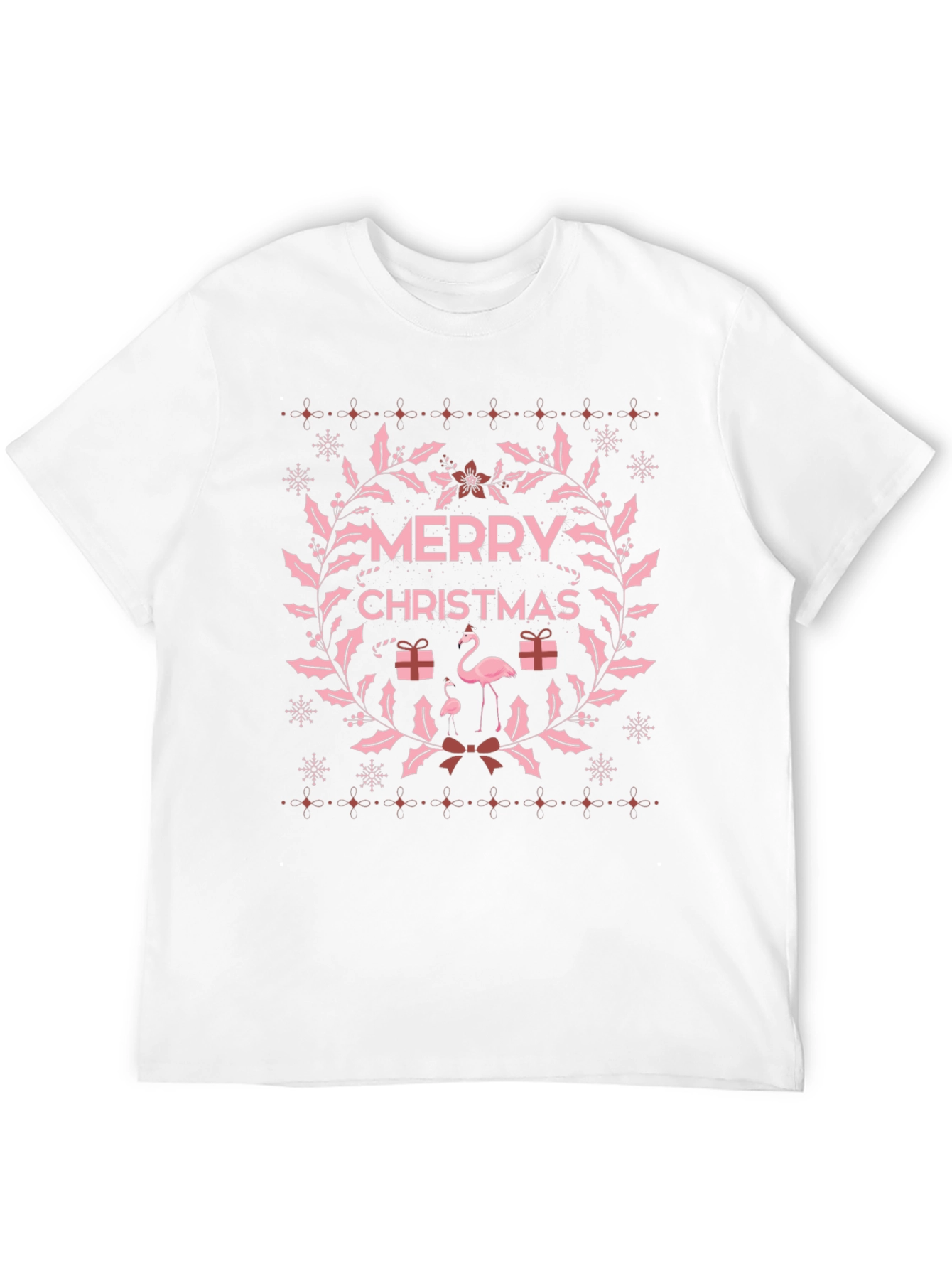 Merry Christmas Flamingo T-Shirt