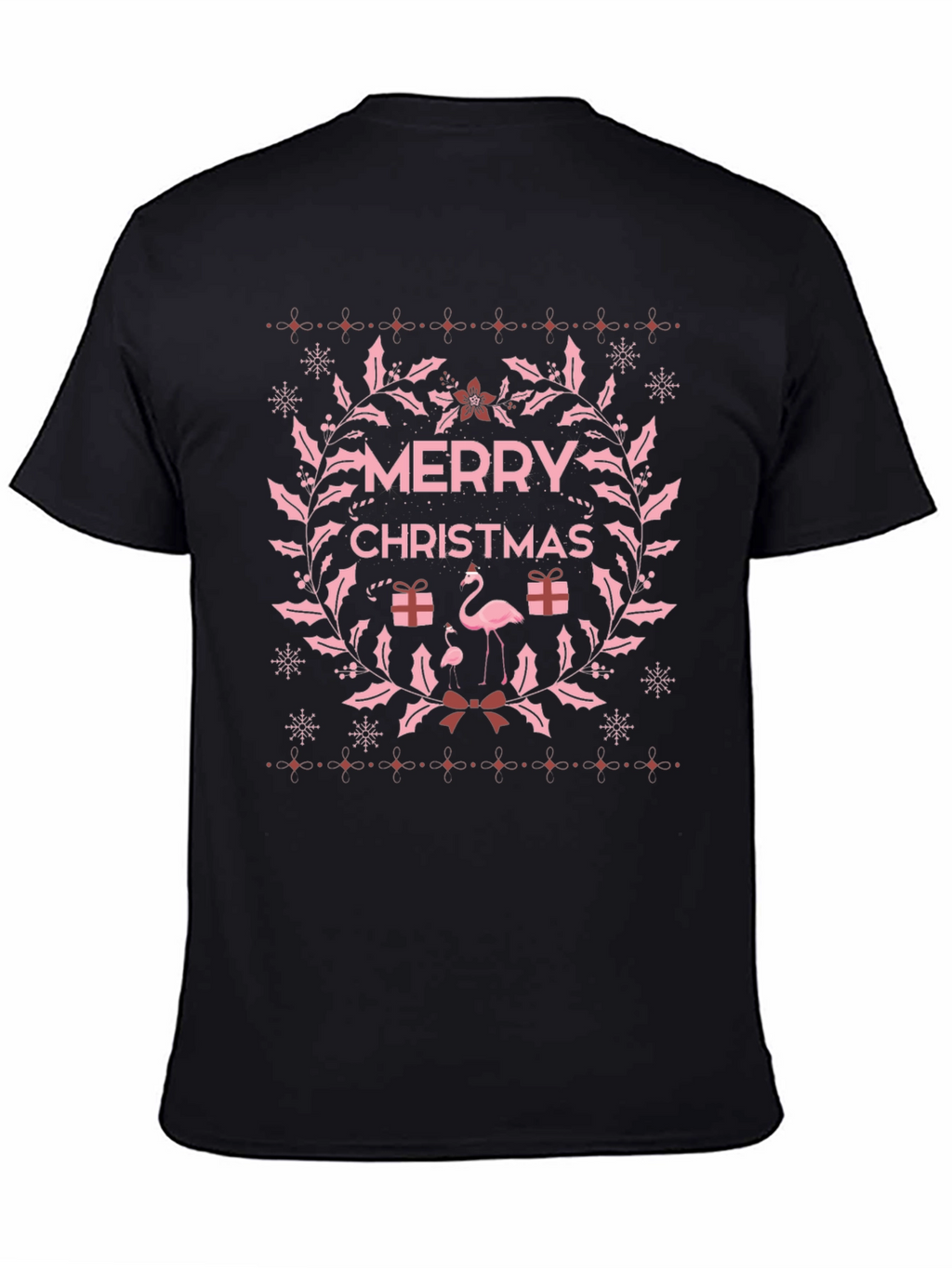 Merry Christmas Flamingo T-Shirt