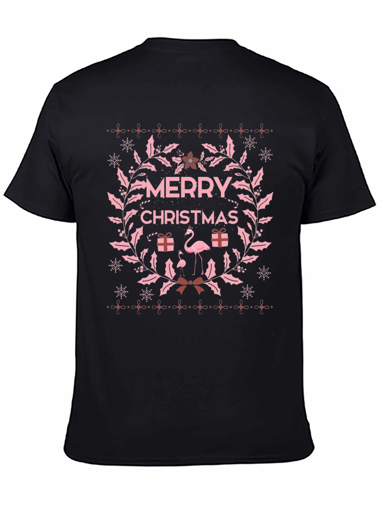 Merry Christmas Flamingo T-Shirt