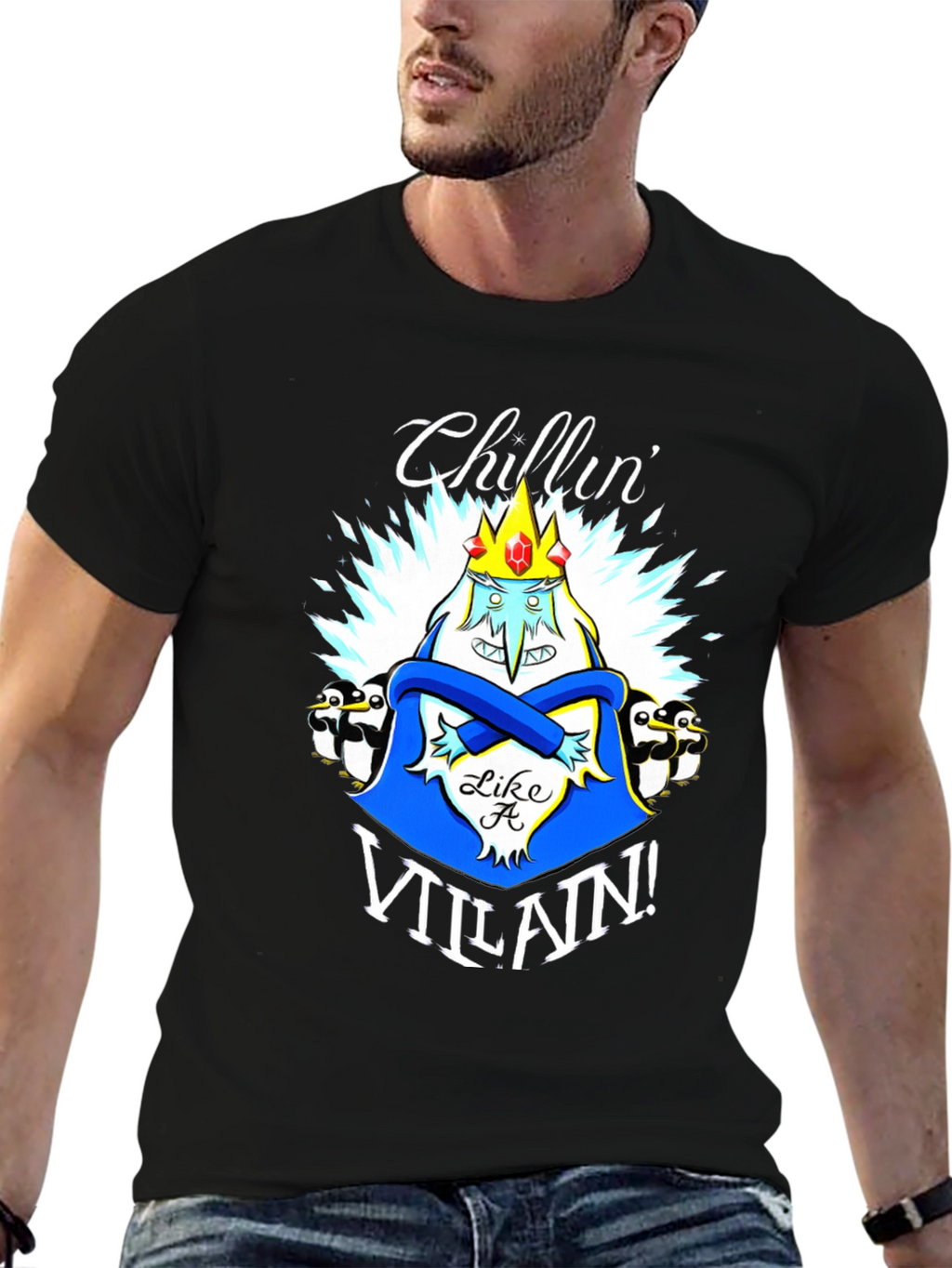 Chillin Like A Villain Graphic T-Shirt