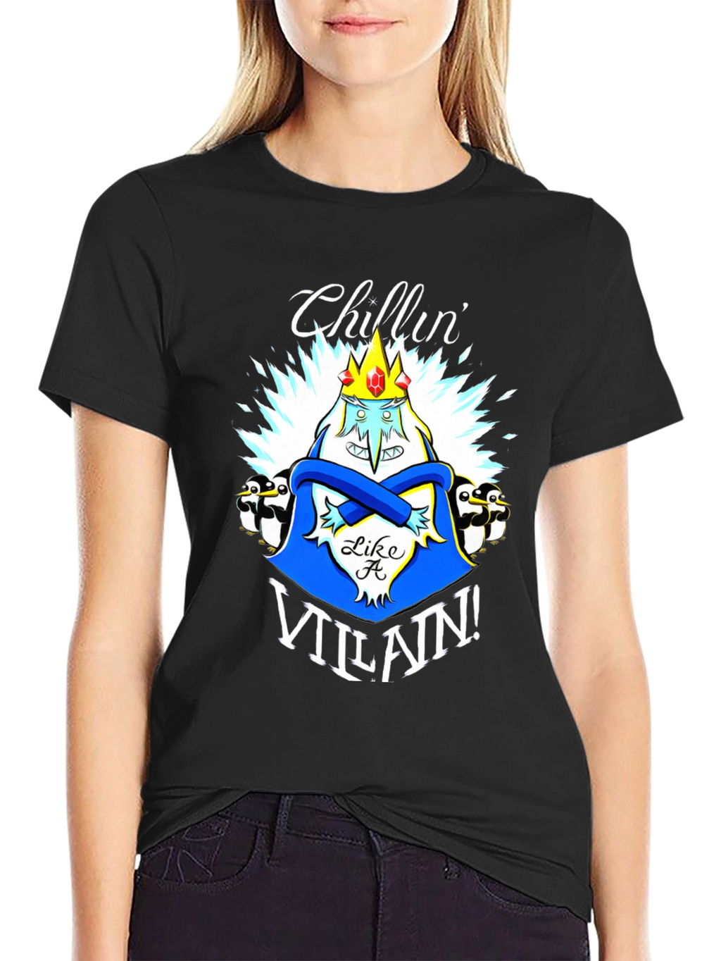 Chillin Like A Villain Graphic T-Shirt