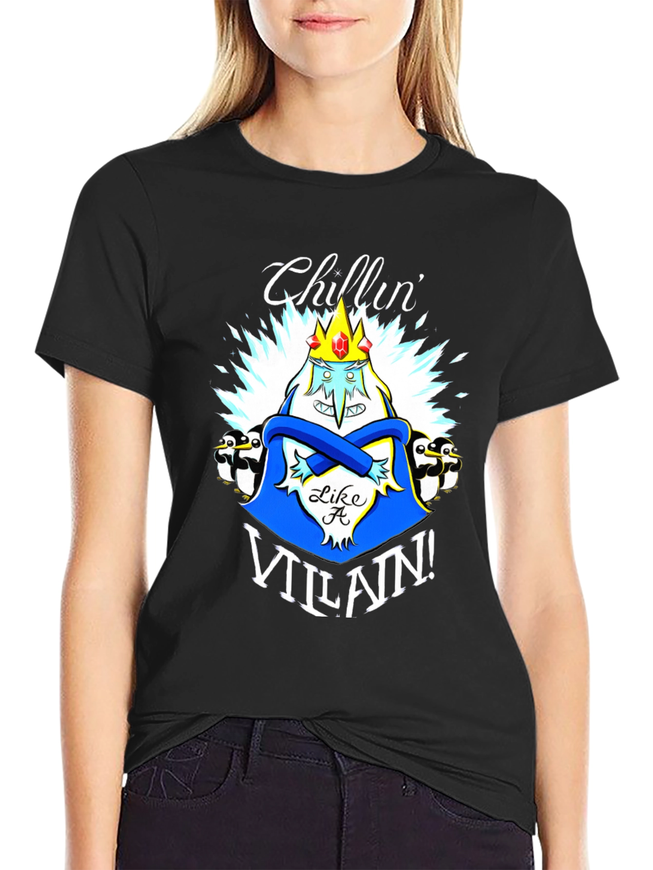 Chillin Like A Villain Graphic T-Shirt