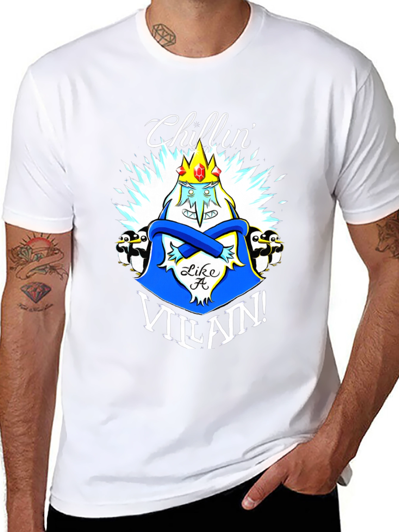 Chillin Like A Villain Graphic T-Shirt