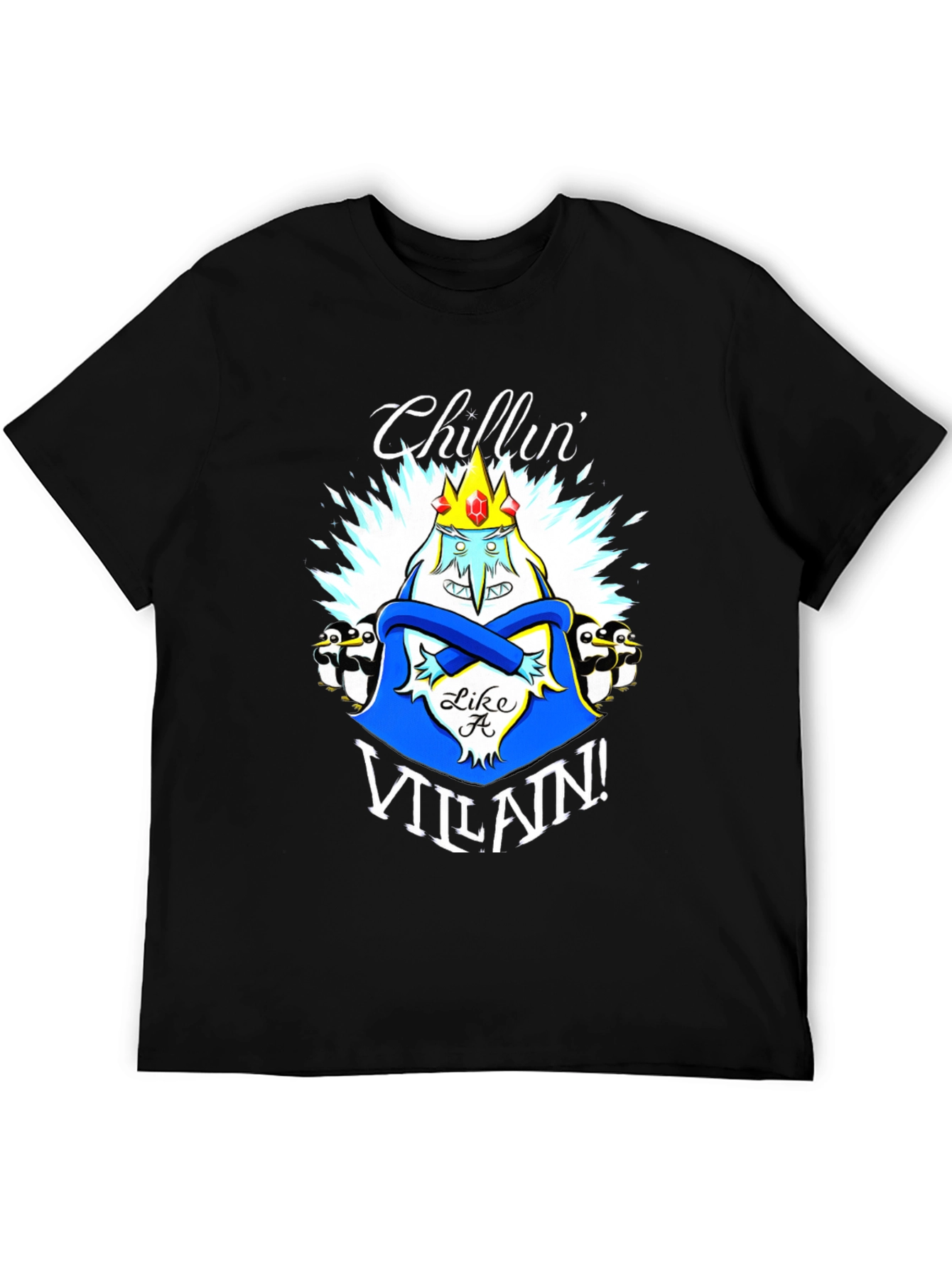 Chillin Like A Villain Graphic T-Shirt