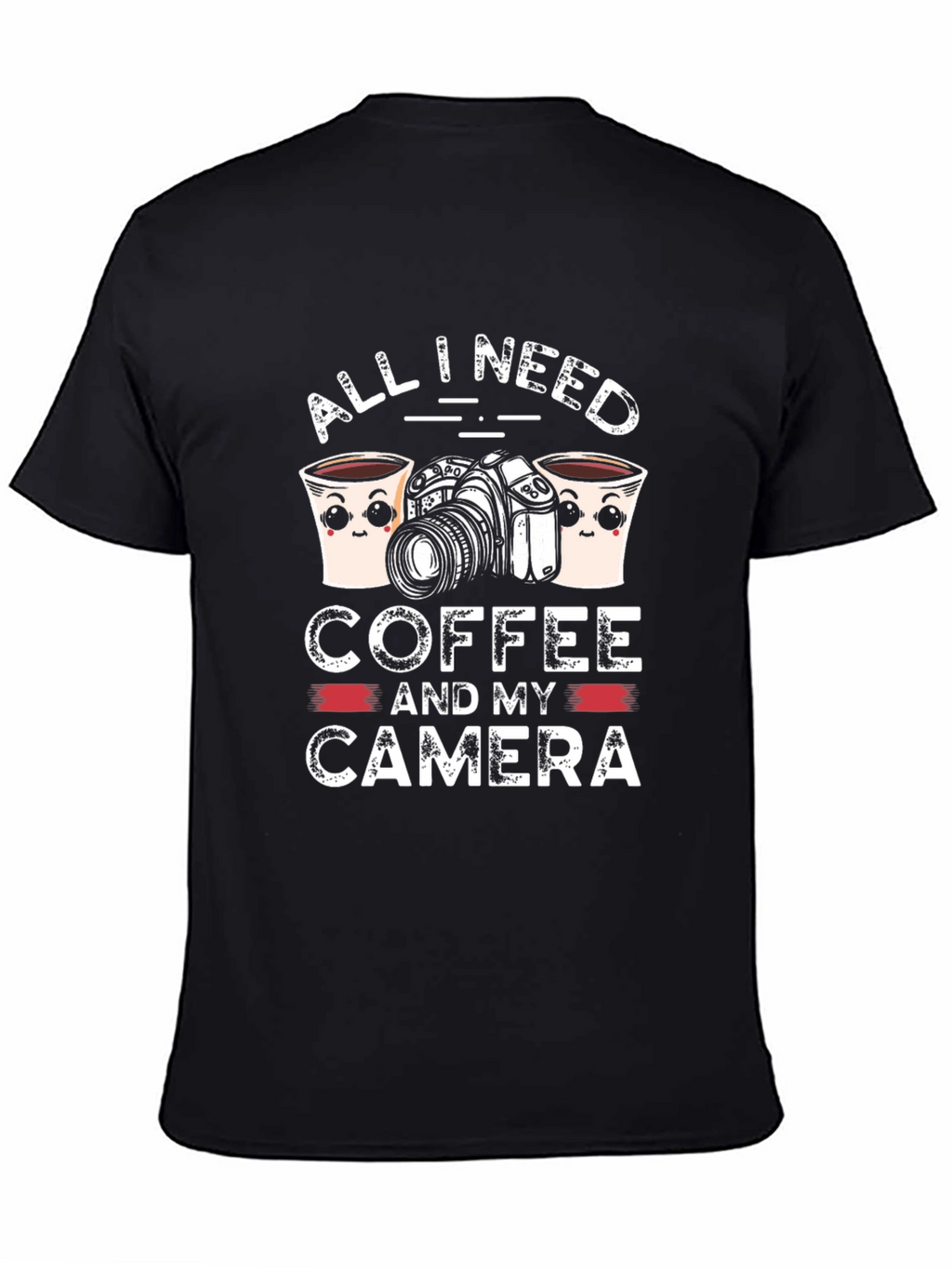 All I Need Coffee & Camera Graphic Tee
