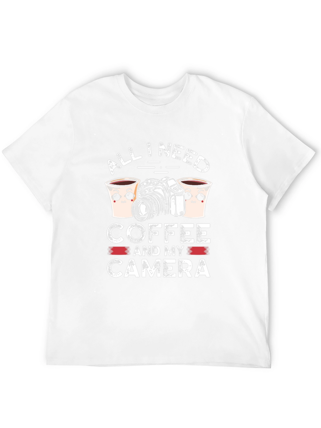 All I Need Coffee & Camera Graphic Tee