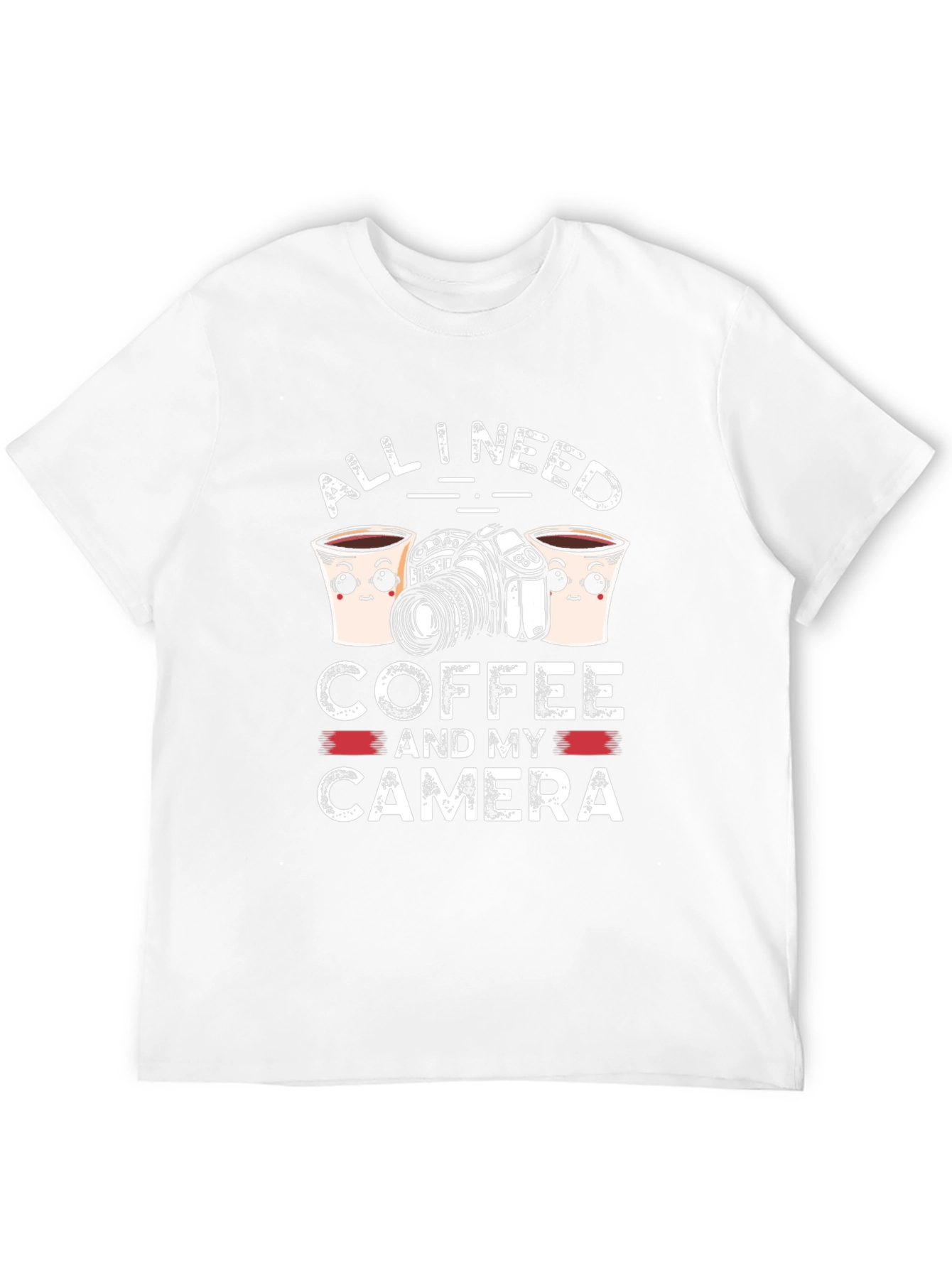 All I Need Coffee & Camera Graphic Tee