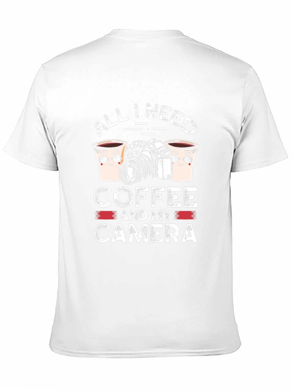 All I Need Coffee & Camera Graphic Tee