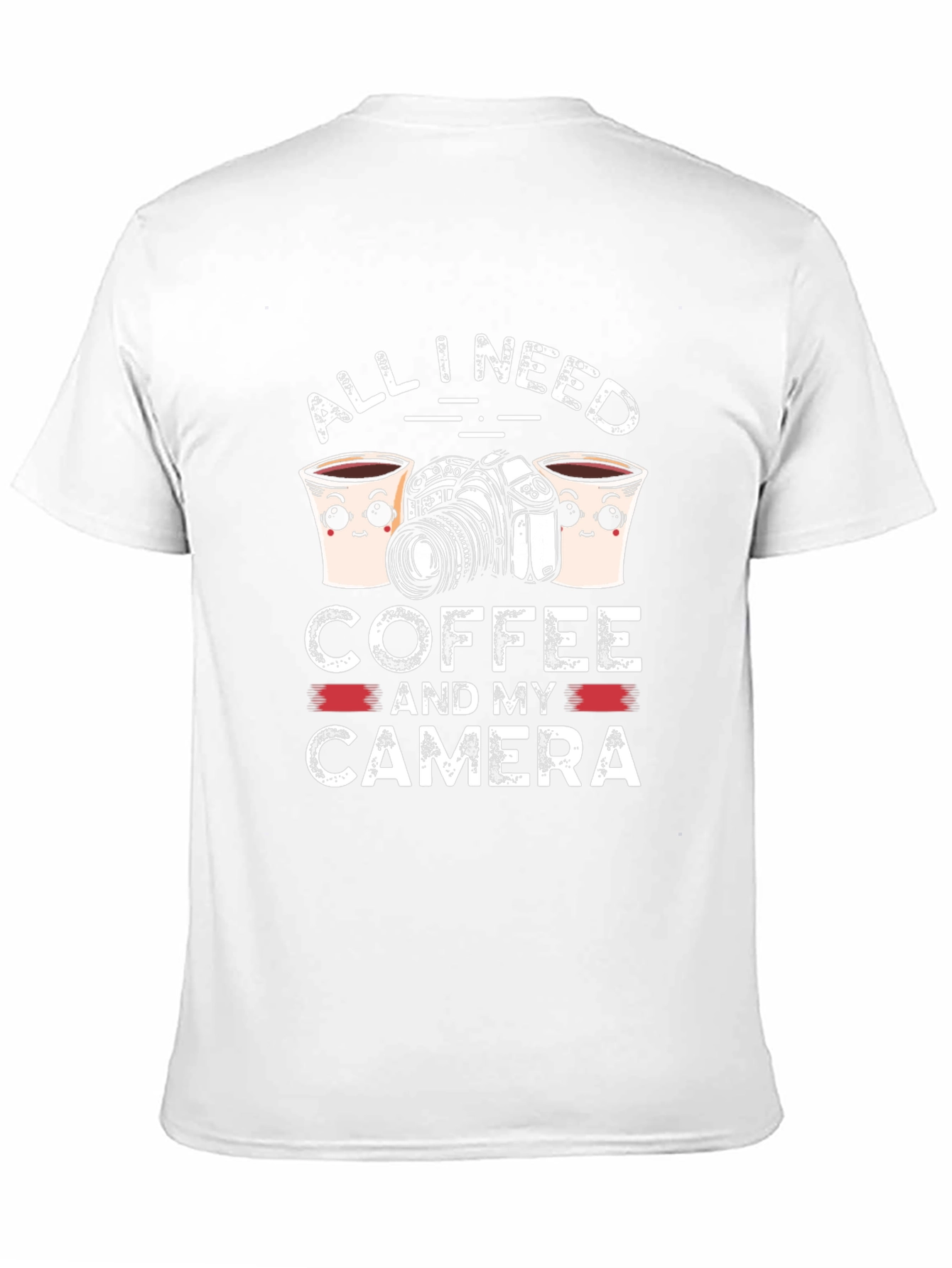 All I Need Coffee & Camera Graphic Tee