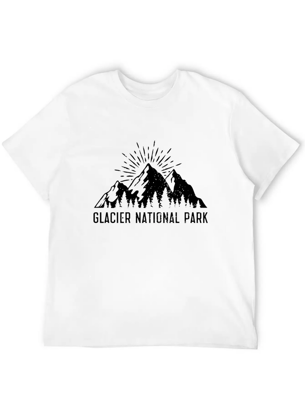 Glacier National Park Mountaineers Mountain Lover Unisex Casual T-Shirt – Clean Design For Daily Comfort