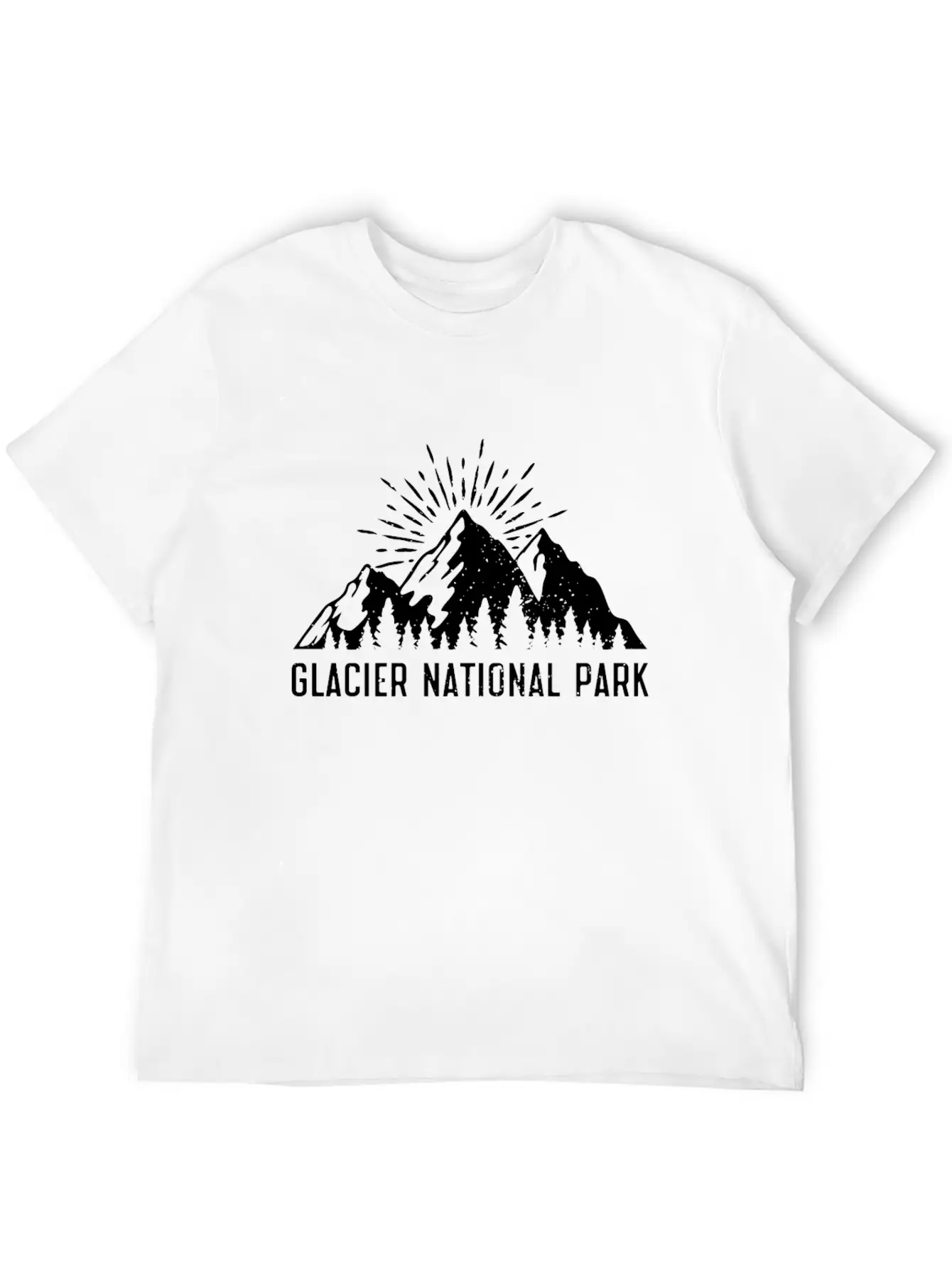 Glacier National Park Mountaineers Mountain Lover Unisex Casual T-Shirt – Clean Design For Daily Comfort
