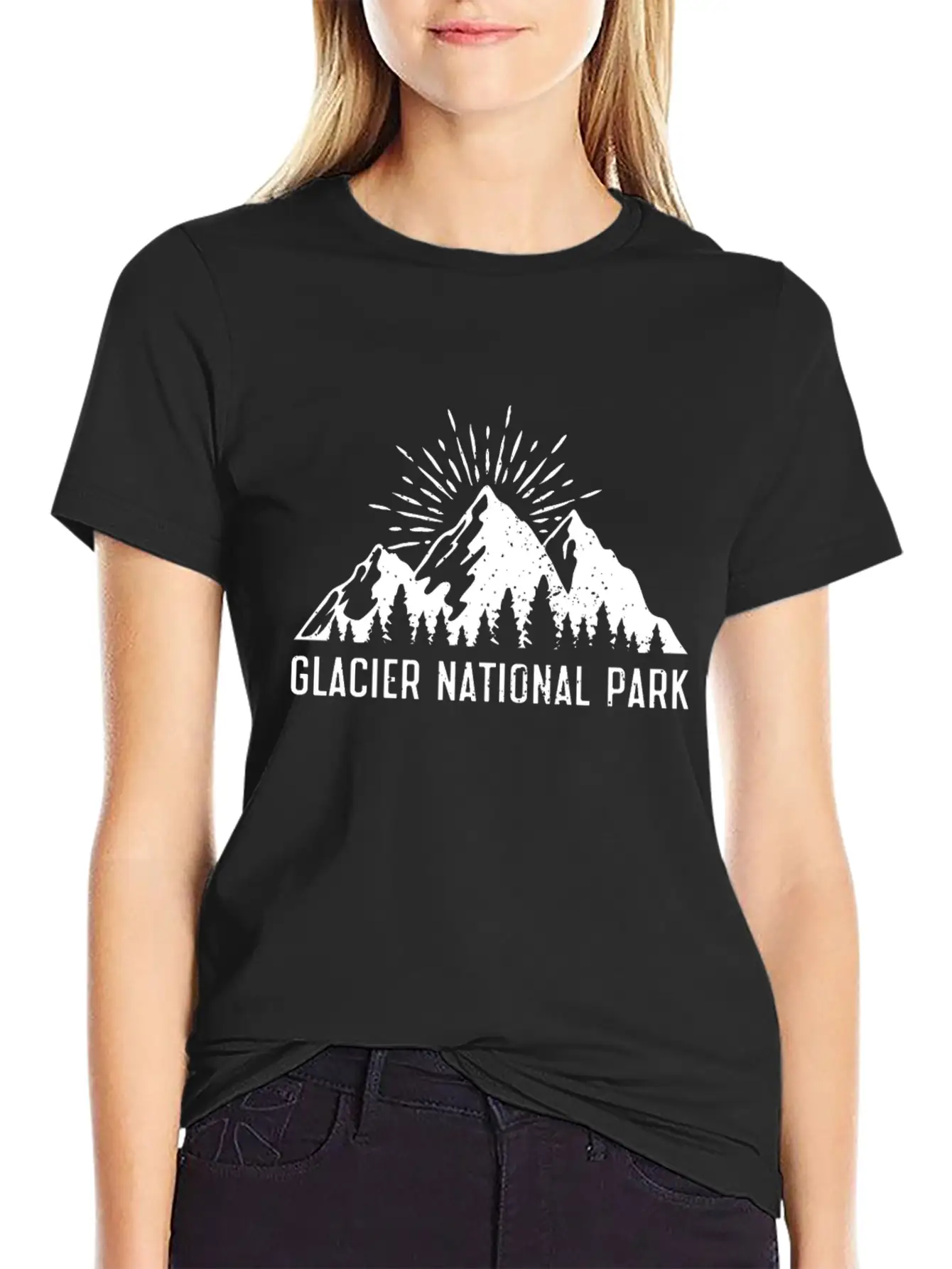 Glacier National Park Mountaineers Mountain Lover Unisex Casual T-Shirt – Clean Design For Daily Comfort
