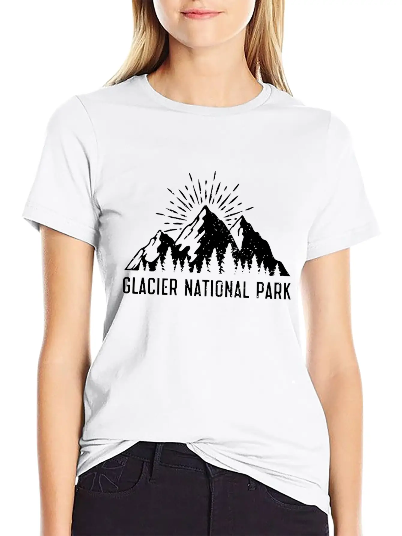 Glacier National Park Mountaineers Mountain Lover Unisex Casual T-Shirt – Clean Design For Daily Comfort