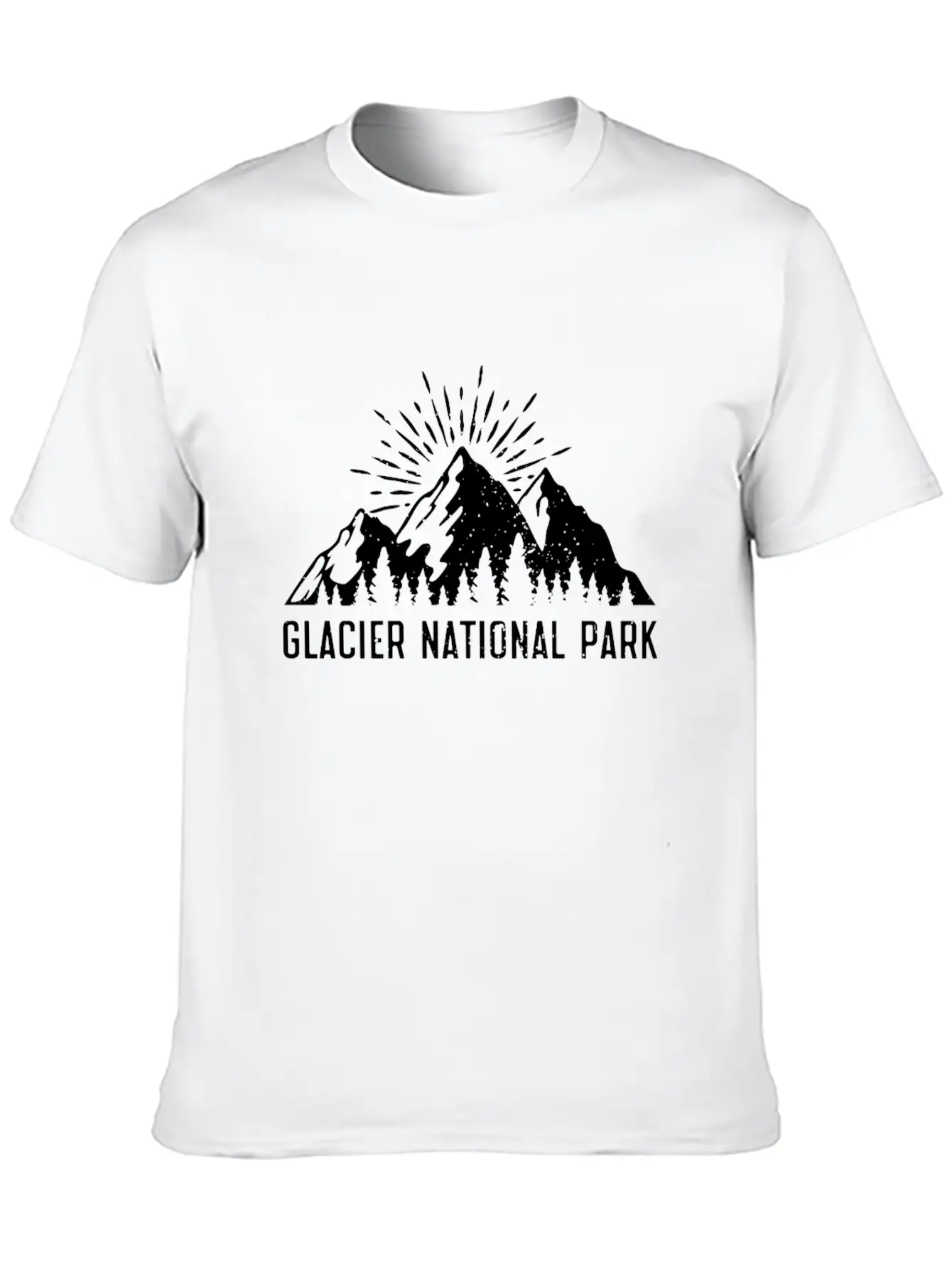 Glacier National Park Mountaineers Mountain Lover Unisex Casual T-Shirt – Clean Design For Daily Comfort