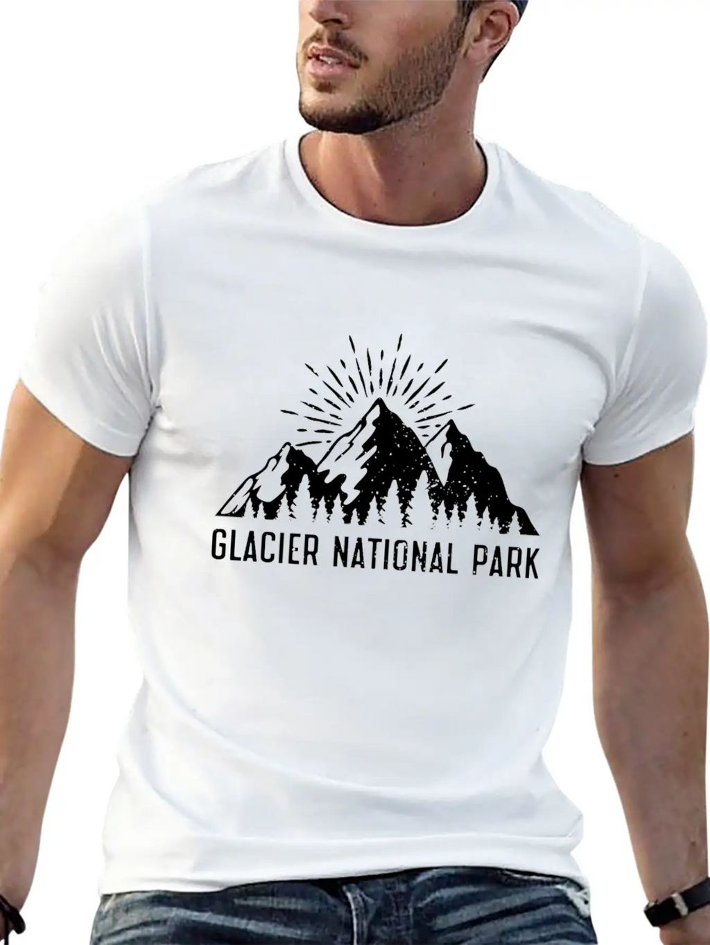 Glacier National Park Mountaineers Mountain Lover Unisex Casual T-Shirt – Clean Design For Daily Comfort