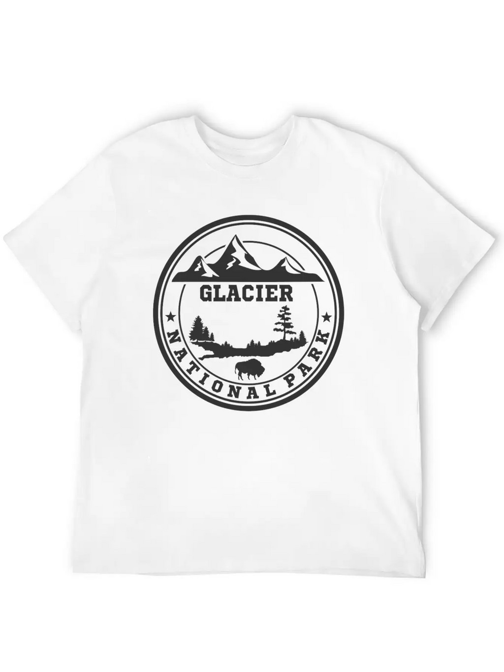 GLACIER12.png Breathable Soft Cotton T-Shirt – Timeless Casual Look
