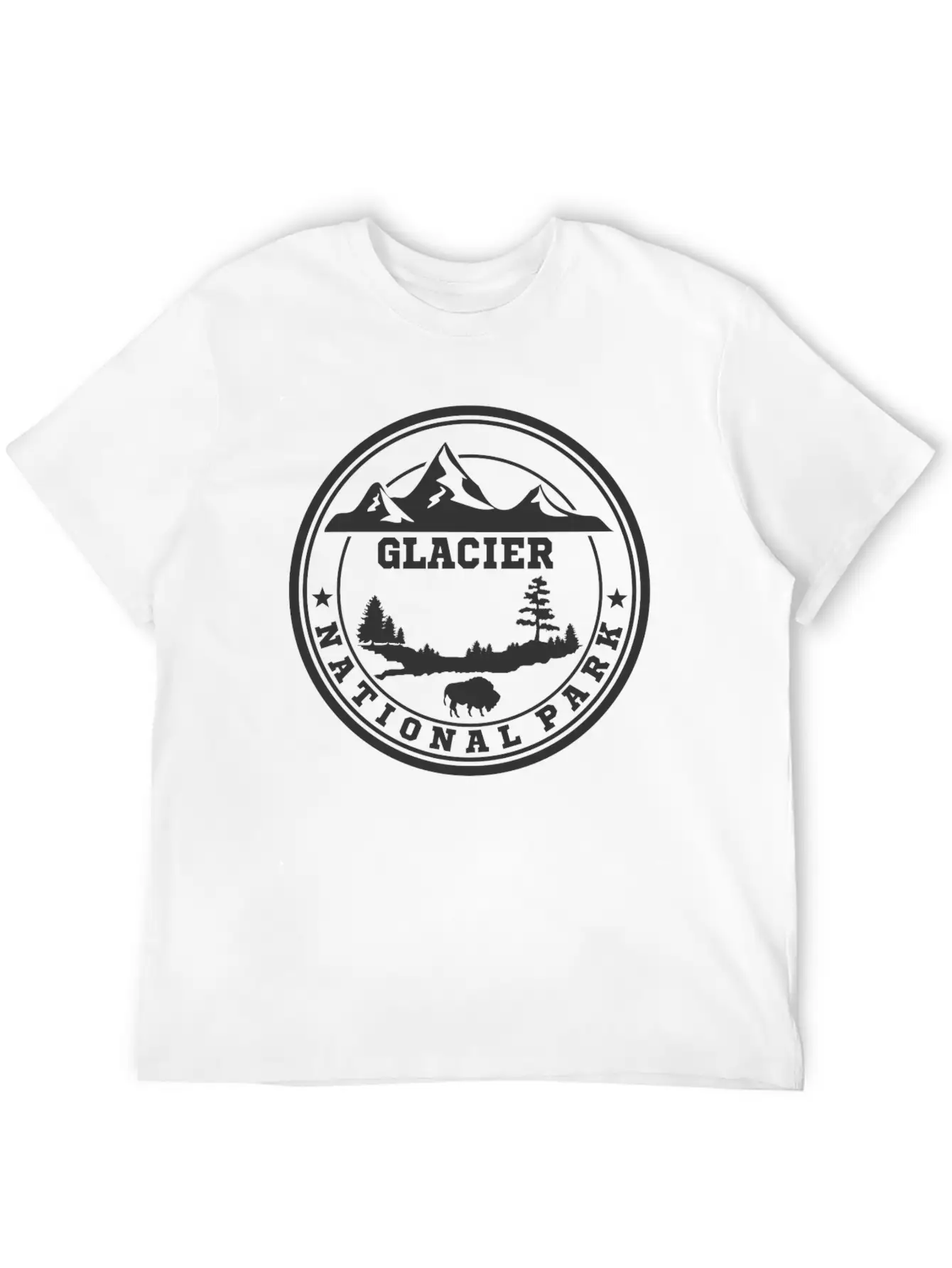 GLACIER12.png Breathable Soft Cotton T-Shirt – Timeless Casual Look