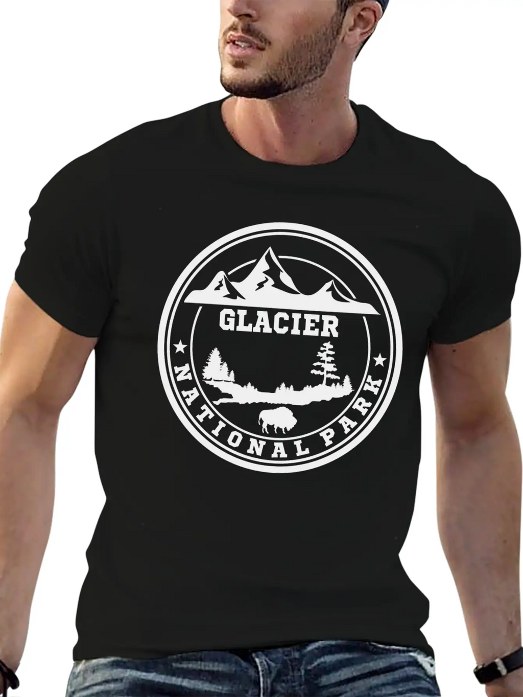 GLACIER12.png Breathable Soft Cotton T-Shirt – Timeless Casual Look