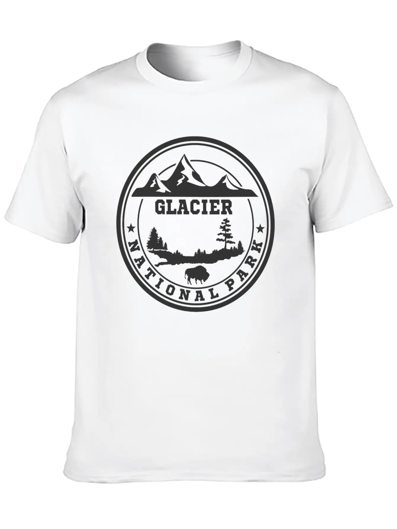 GLACIER12.png Breathable Soft Cotton T-Shirt – Timeless Casual Look
