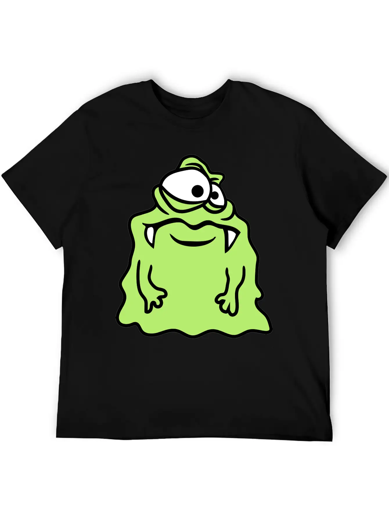Glibber Slime Disgusting Slimy Face Head Monster F Unisex Short Sleeve Soft Cotton T-Shirt – Casual Everyday Wear