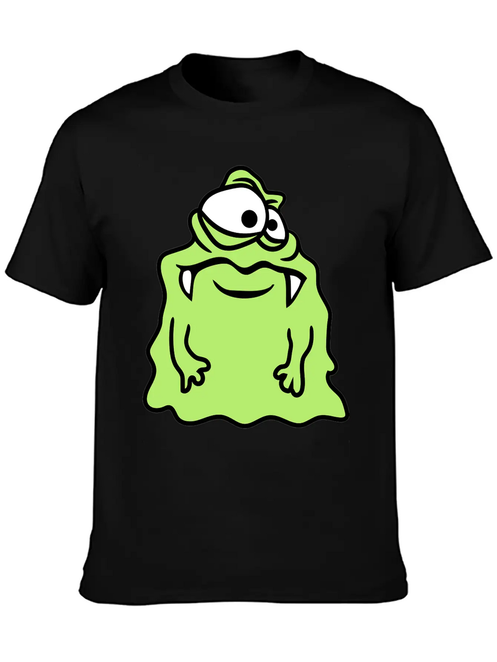 Glibber Slime Disgusting Slimy Face Head Monster F Unisex Short Sleeve Soft Cotton T-Shirt – Casual Everyday Wear