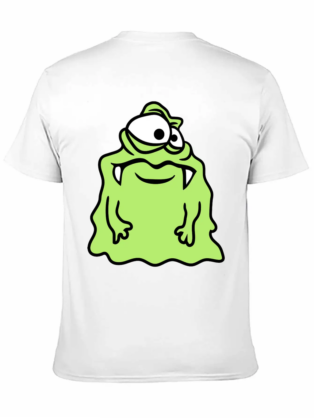 Glibber Slime Disgusting Slimy Face Head Monster F Unisex Short Sleeve Soft Cotton T-Shirt – Casual Everyday Wear