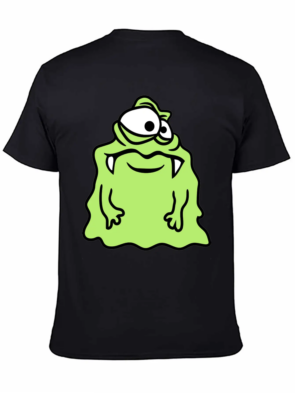 Glibber Slime Disgusting Slimy Face Head Monster F Unisex Short Sleeve Soft Cotton T-Shirt – Casual Everyday Wear