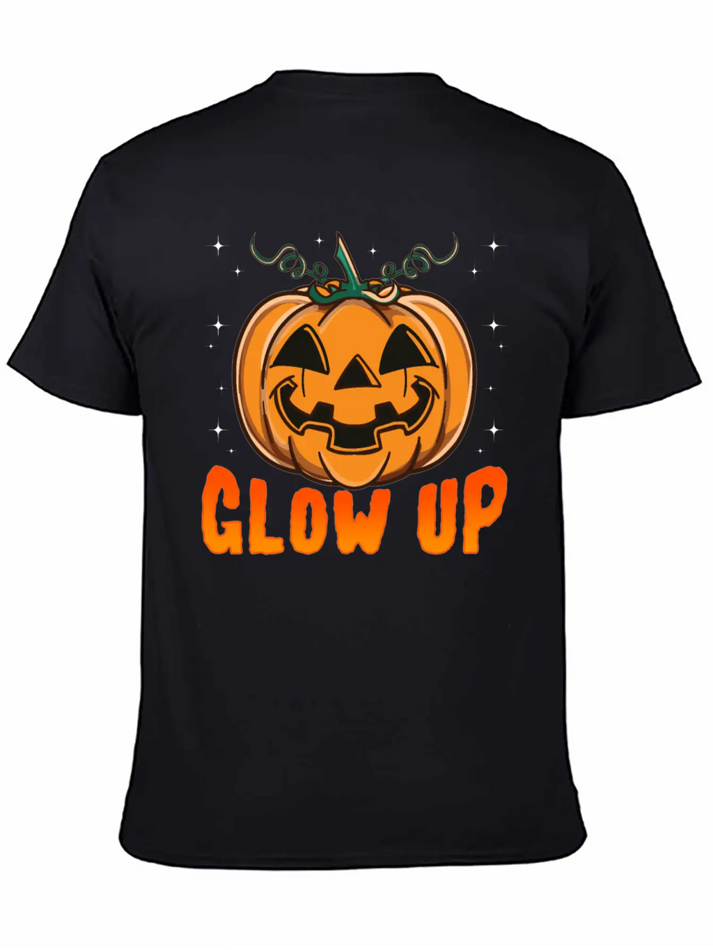 Glow Up Pumpkin Breathable Soft Cotton T-Shirt – Timeless Casual Look