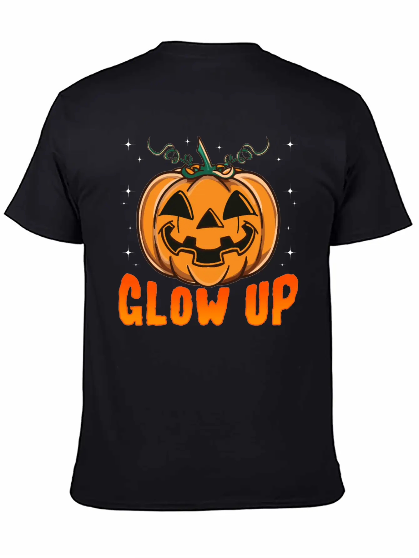 Glow Up Pumpkin Breathable Soft Cotton T-Shirt – Timeless Casual Look