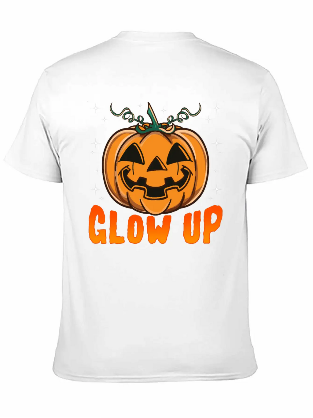 Glow Up Pumpkin Breathable Soft Cotton T-Shirt – Timeless Casual Look