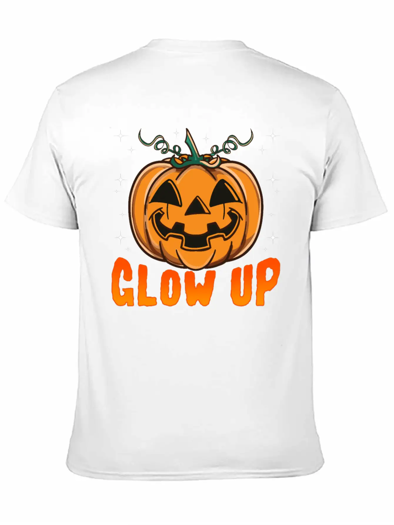 Glow Up Pumpkin Breathable Soft Cotton T-Shirt – Timeless Casual Look