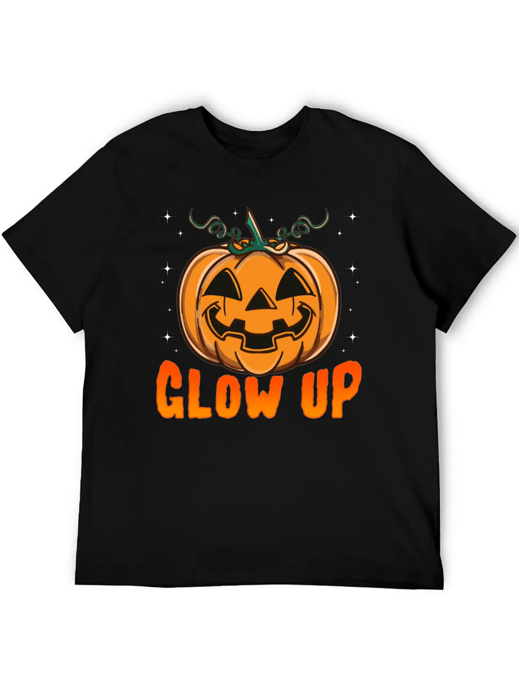 Glow Up Pumpkin Breathable Soft Cotton T-Shirt – Timeless Casual Look