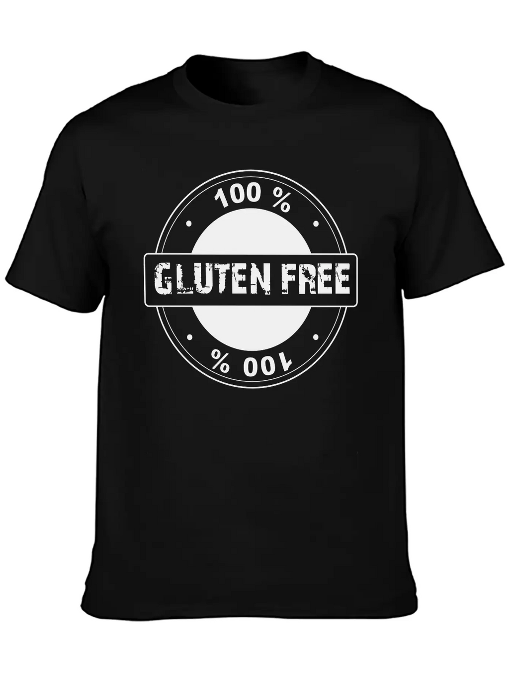Gluten Free 100 % Breathable Soft Cotton T-Shirt – Timeless Casual Look