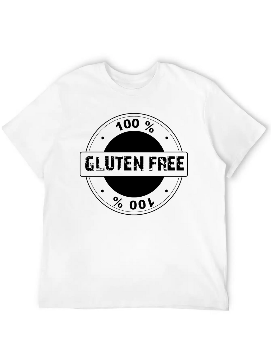 Gluten Free 100 % Breathable Soft Cotton T-Shirt – Timeless Casual Look