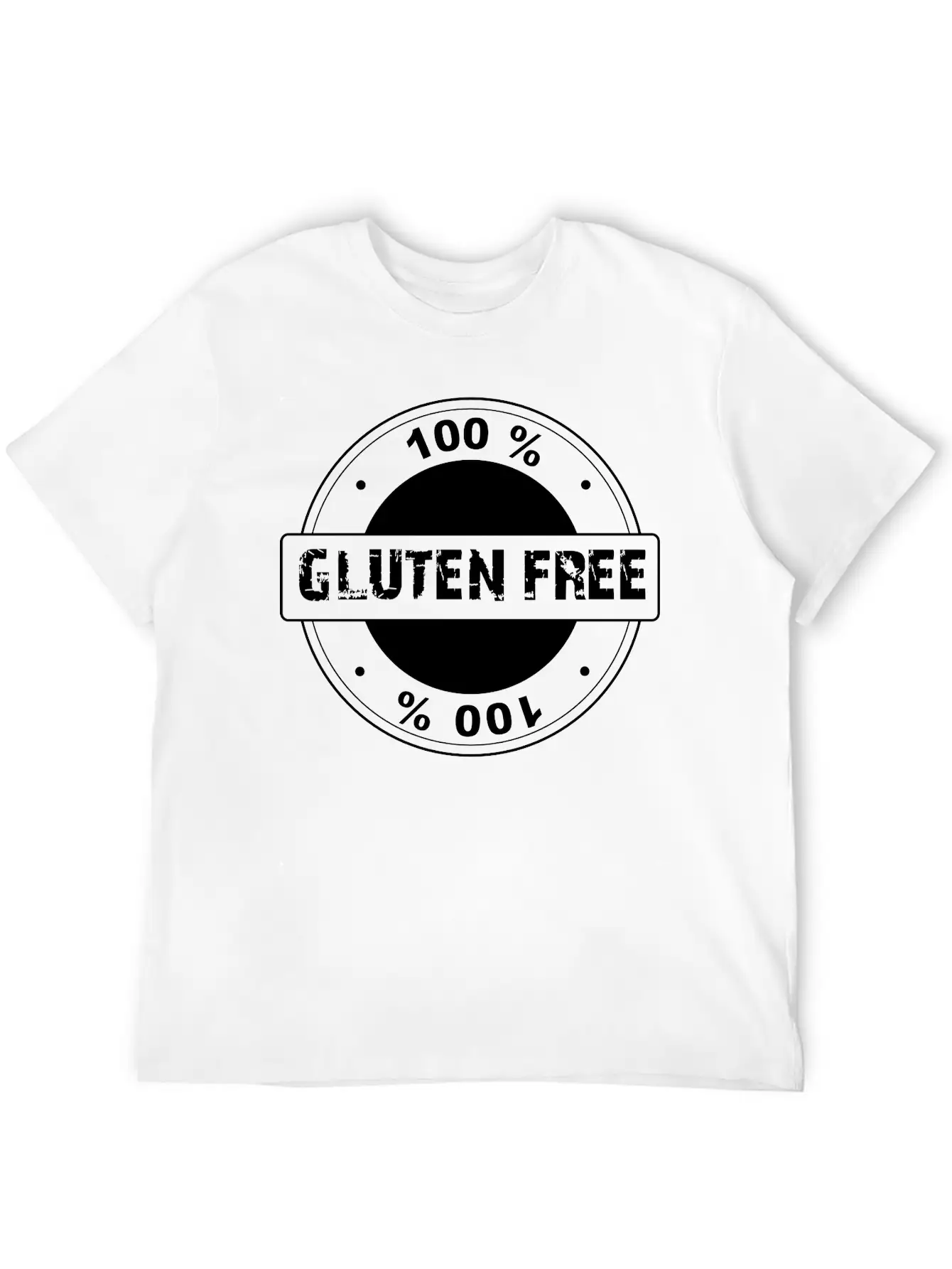 Gluten Free 100 % Breathable Soft Cotton T-Shirt – Timeless Casual Look