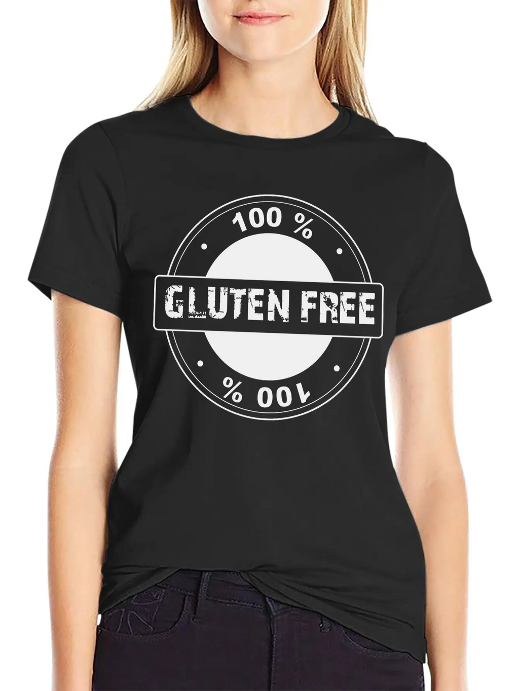 Gluten Free 100 % Breathable Soft Cotton T-Shirt – Timeless Casual Look