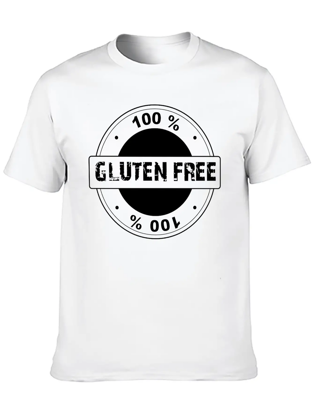 Gluten Free 100 % Breathable Soft Cotton T-Shirt – Timeless Casual Look